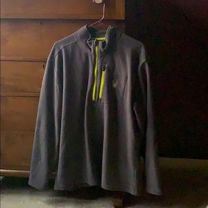 Spider quarter zip fleece - gray